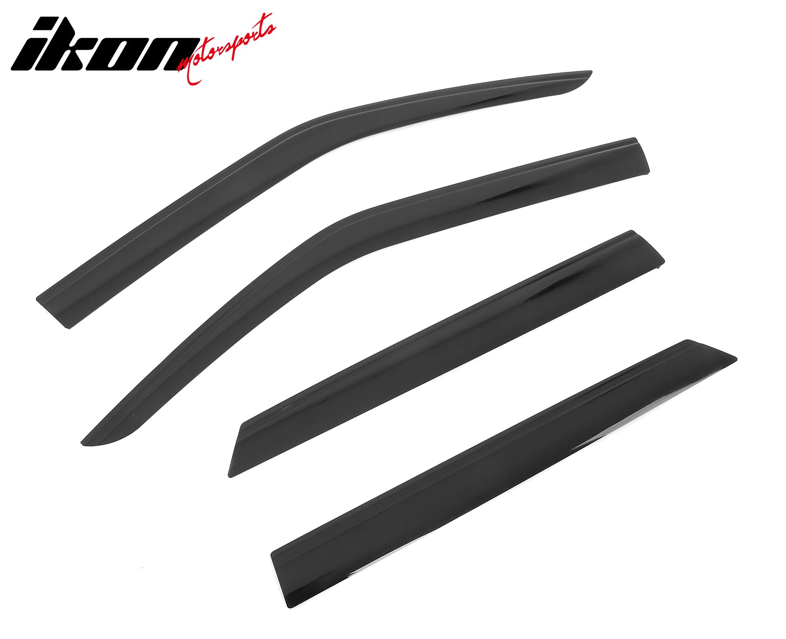 Fits 19-25 Chevy Blazer Low Profile Style Tape-On Window Visors Rain Deflectors