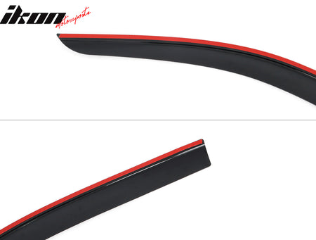 Fits 22-25 Ford Maverick Low Profile Style Tape-On Window Visors Rain Deflectors