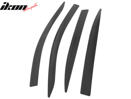 Fits 13-17 Honda Accord Sedan Low Profile Style Tape-On Window Visors Deflectors