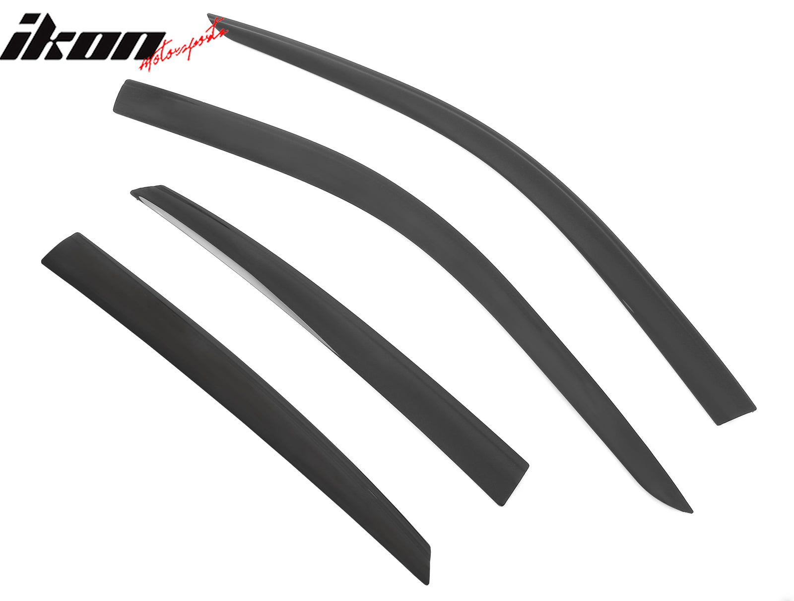 Fits 22-26 Honda Civic Sedan Low Profile Style Tape-On Window Visors Deflectors