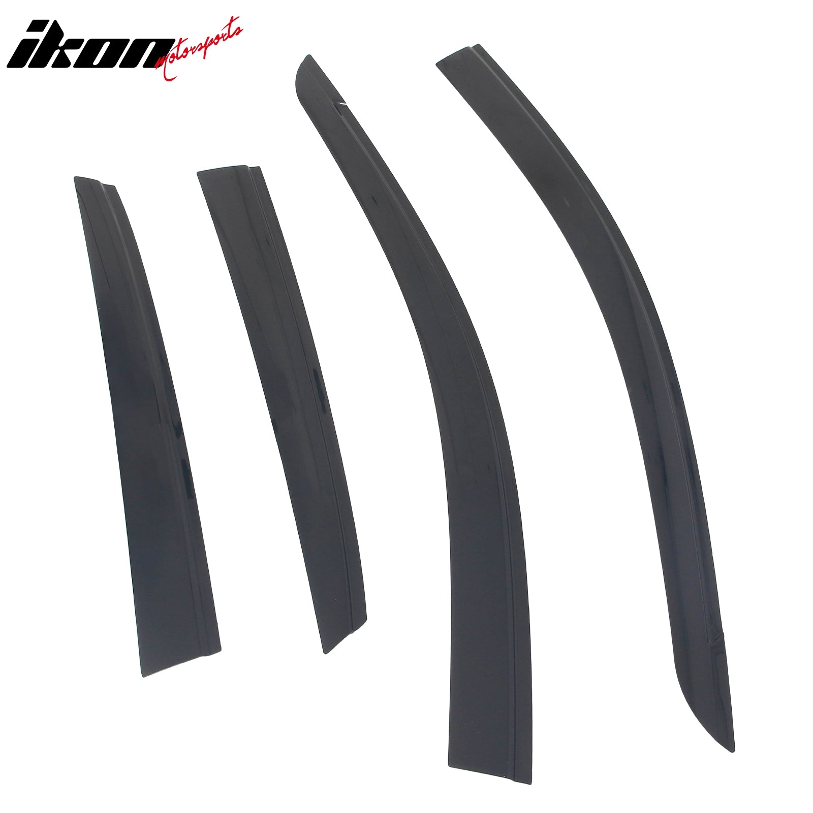 Fits 18-23 Hyundai Kona Low Profile Style Tape-on Window Visors Guard Deflectors
