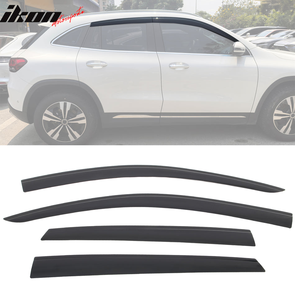 2021-2025 Benz H247 GLA-Class Low Profile Style Tape-On Window Visors