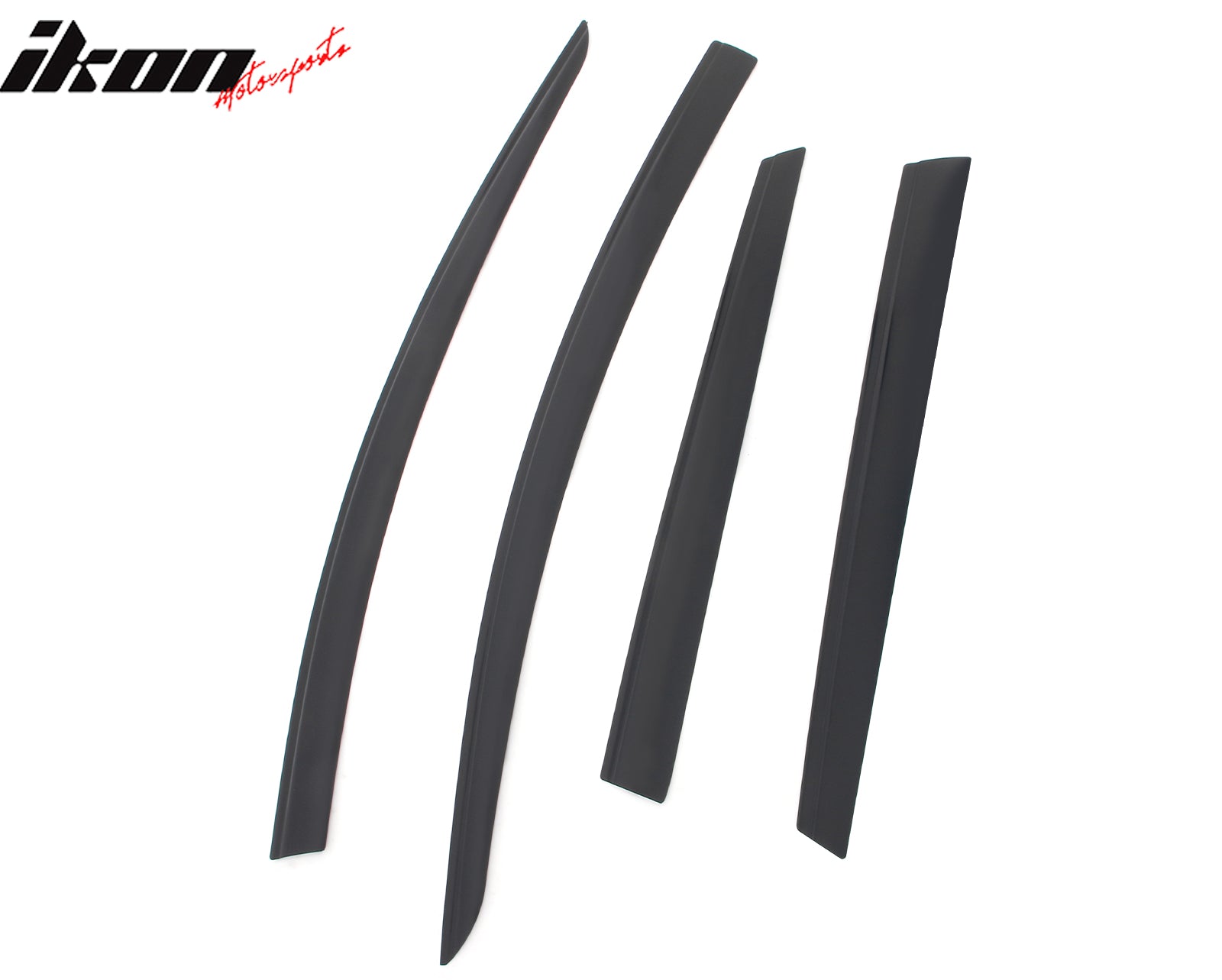 Fits 15-24 Nissan Murano Low Profile Style Tape-On Window Visors Rain Deflectors