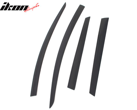 Fits 15-24 Nissan Murano Low Profile Style Tape-On Window Visors Rain Deflectors