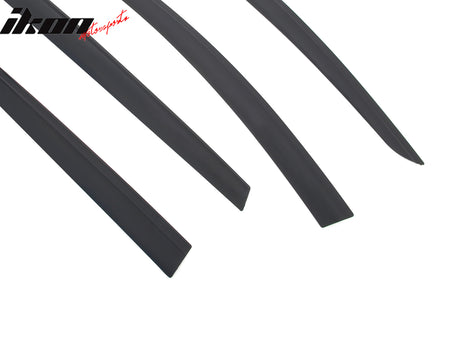 Fits 15-24 Nissan Murano Low Profile Style Tape-On Window Visors Rain Deflectors