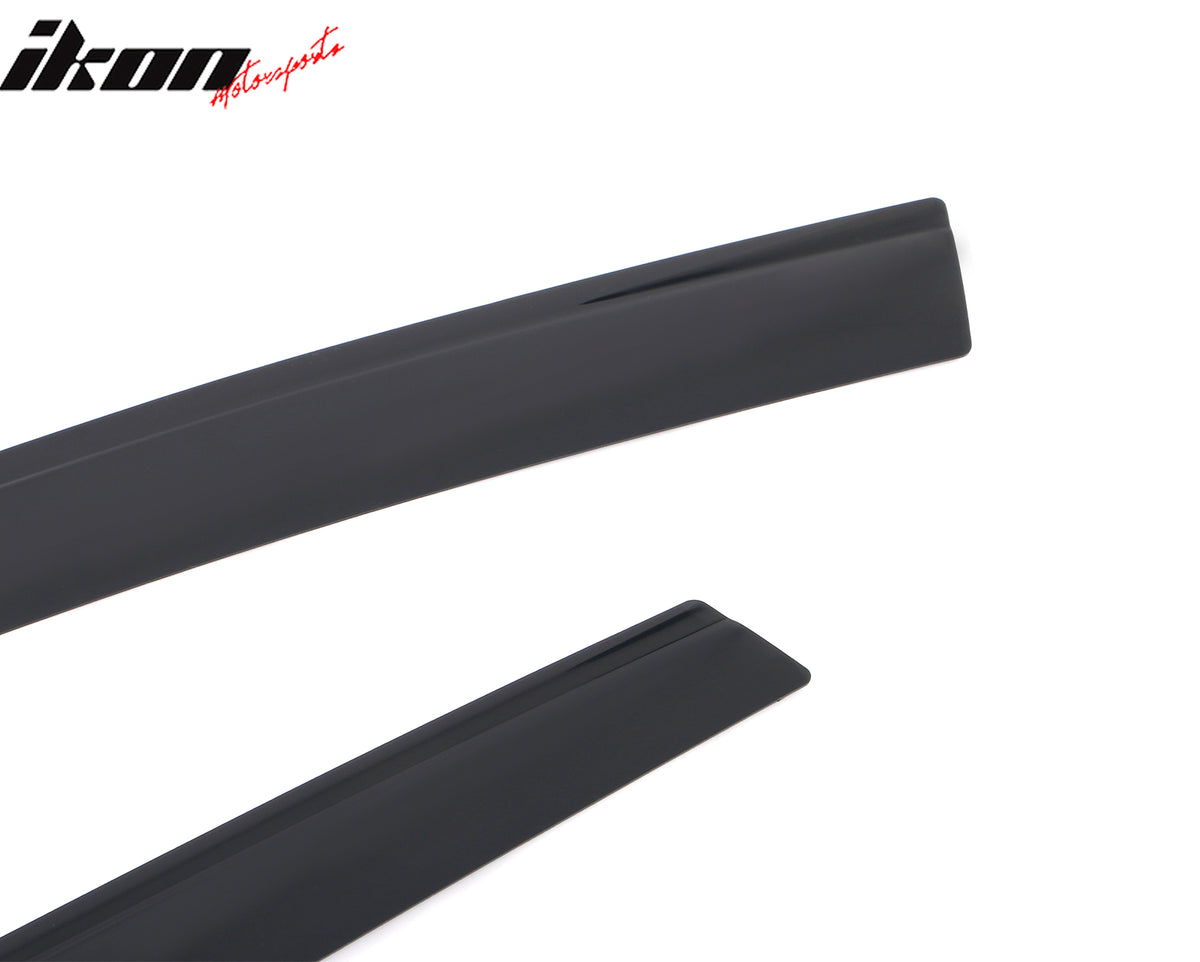 Fits 15-24 Nissan Murano Low Profile Style Tape-On Window Visors Rain Deflectors