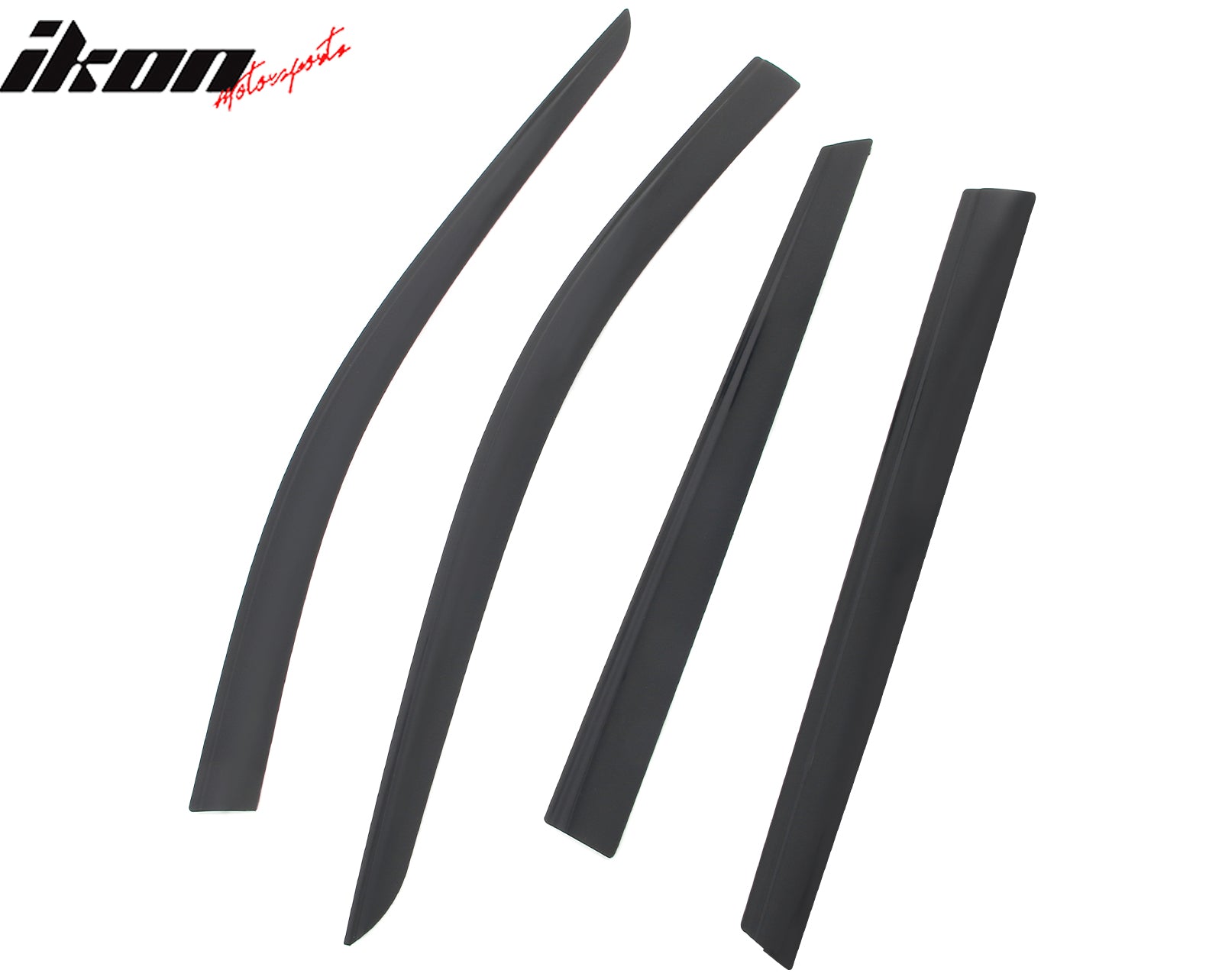 Fits 14-20 Nissan Rogue Low Profile Style Tape-On Window Visors Rain Deflectors