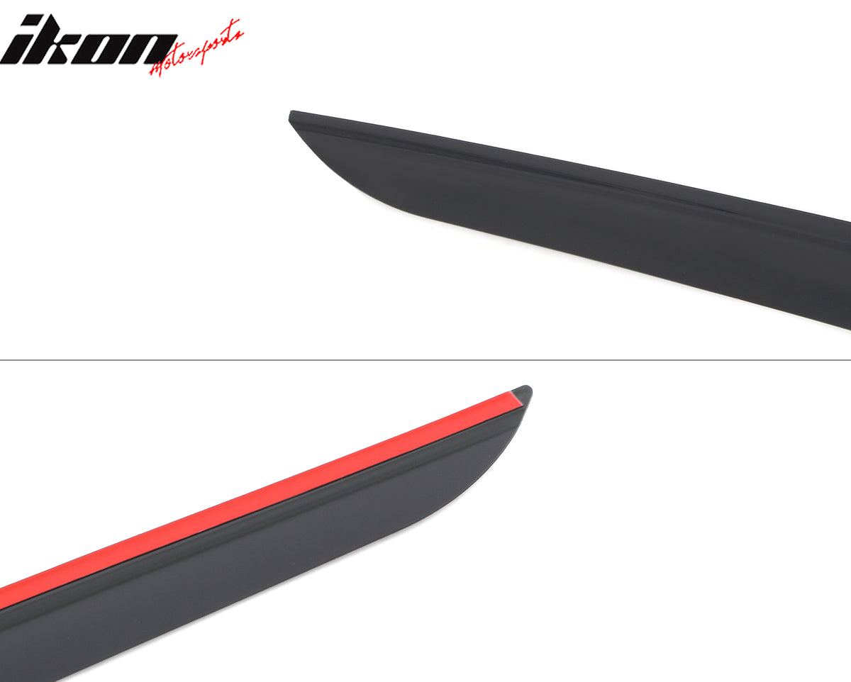 Fits 14-20 Nissan Rogue Low Profile Style Tape-On Window Visors Rain Deflectors