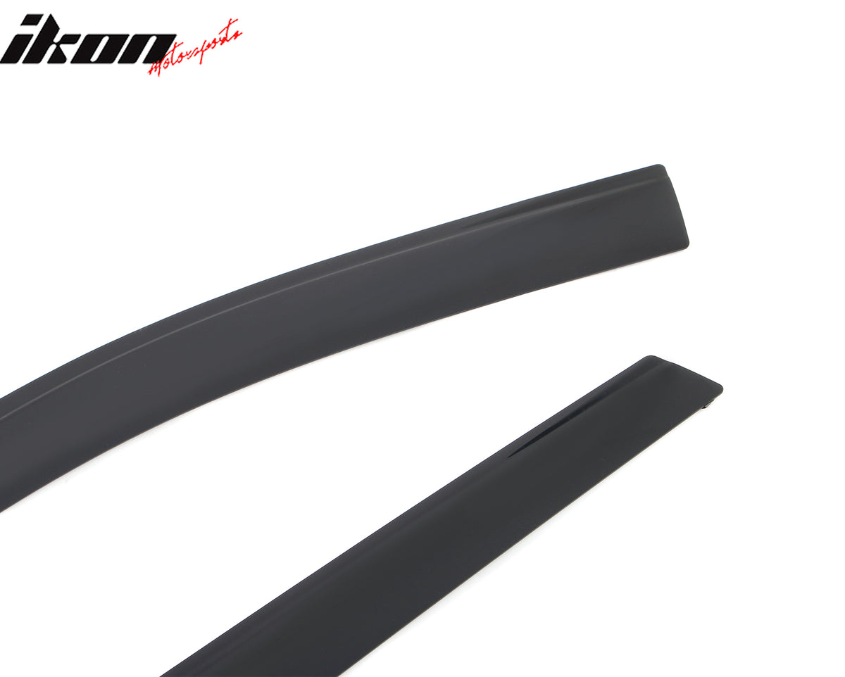Fits 14-20 Nissan Rogue Low Profile Style Tape-On Window Visors Rain Deflectors