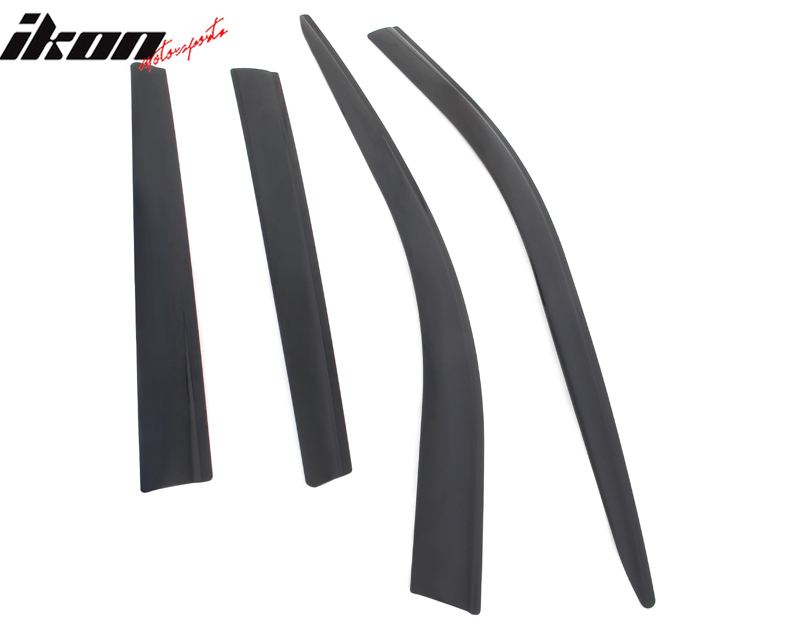 Fits 21-25 Nissan Rogue Low Profile Style Tape-On Window Visors Rain Deflectors