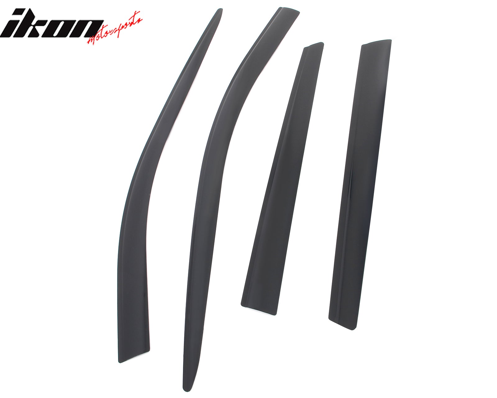 Fits 21-25 Nissan Rogue Low Profile Style Tape-On Window Visors Rain Deflectors