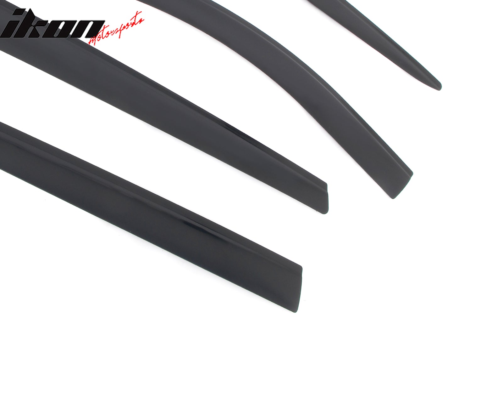 Fits 21-25 Nissan Rogue Low Profile Style Tape-On Window Visors Rain Deflectors
