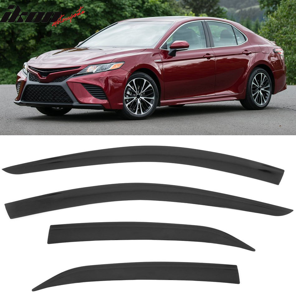 2018-2024 Toyota Camry Low Profile Style Tape on Window Visors Guards