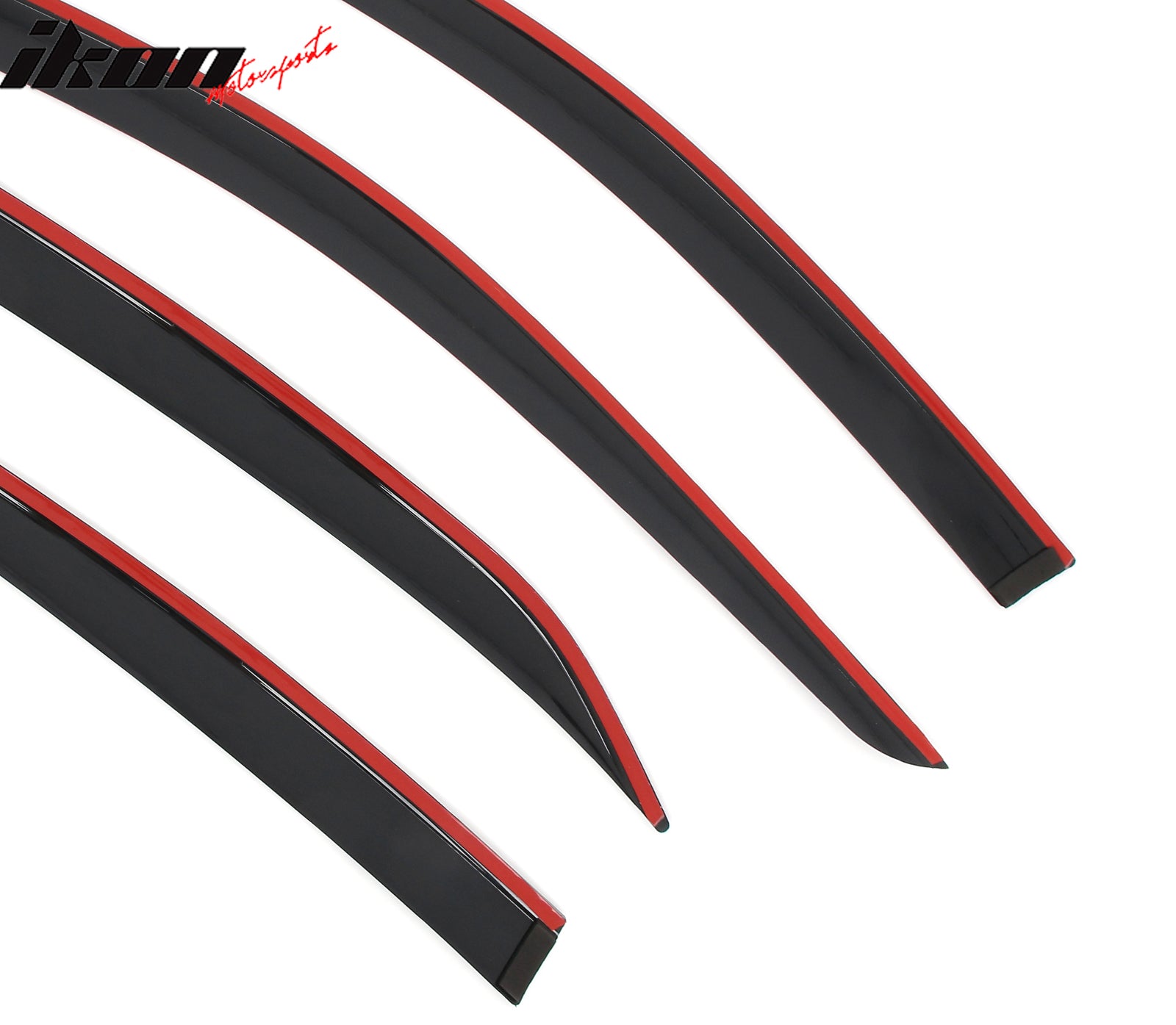 Fits 18-24 Toyota Camry Low Profile Style Tape on Window Visors Vent Deflector