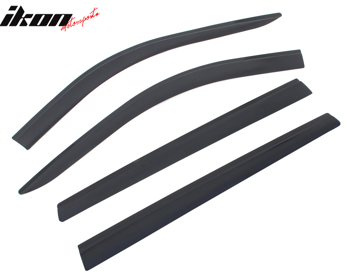 Fits 20-25 Toyota Highlander Low Profile Style Tape-On Window Visors Deflectors