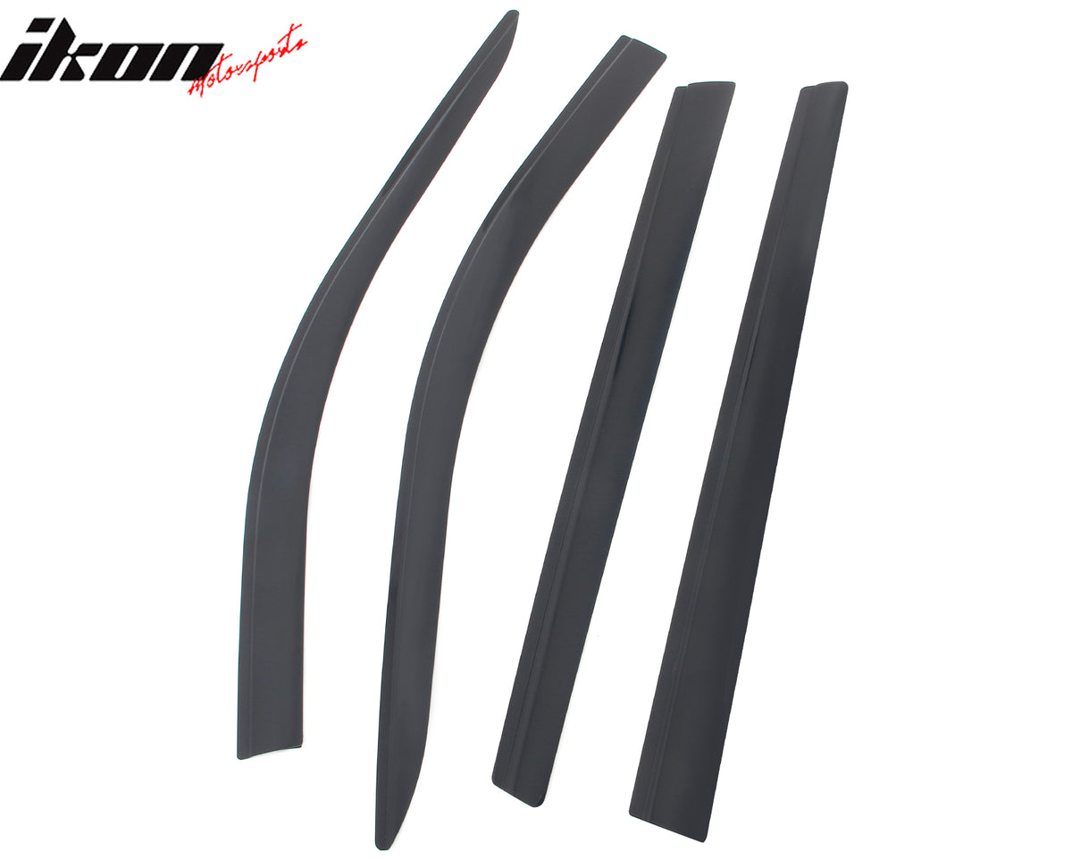 Fits 20-25 Toyota Highlander Low Profile Style Tape-On Window Visors Deflectors