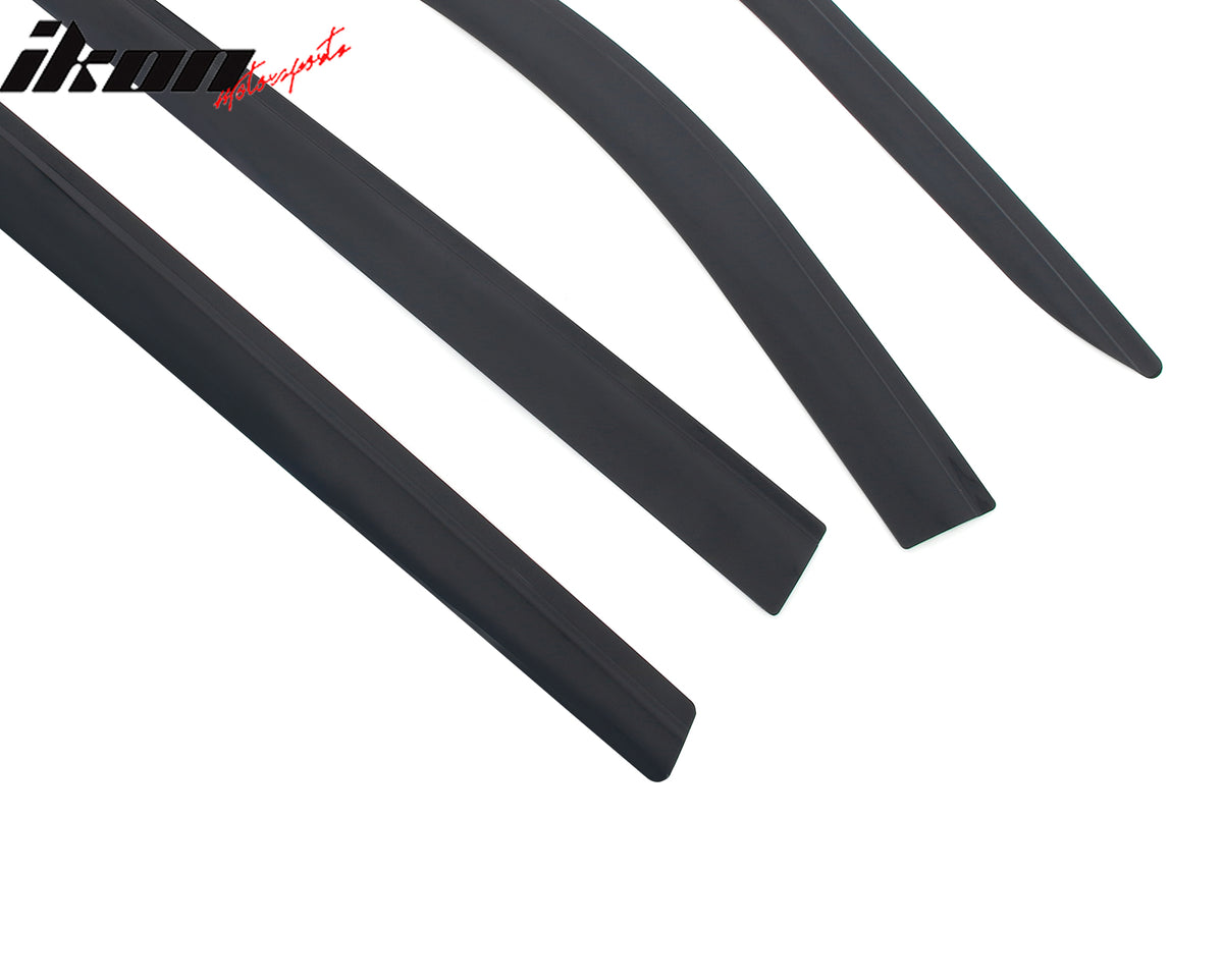 Fits 20-25 Toyota Highlander Low Profile Style Tape-On Window Visors Deflectors