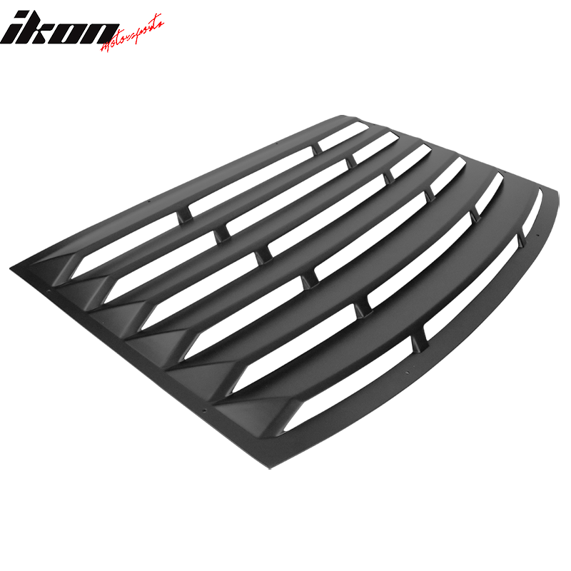 Fits 10-15 Chevy Camaro XE Style Rear Window Louver with Side Quarter Scoop Vent