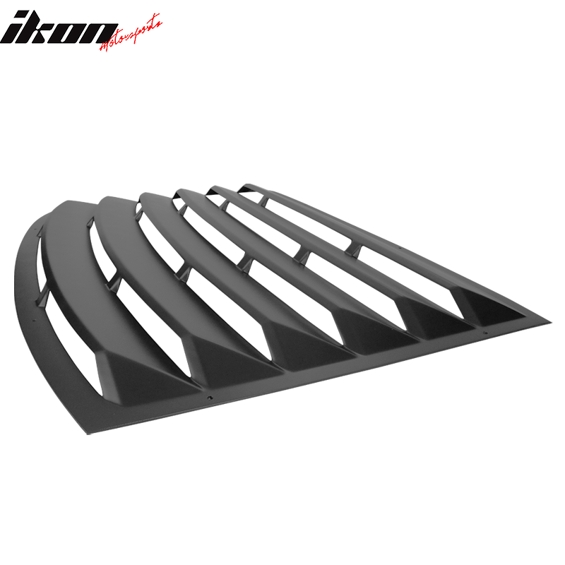 Fits 10-15 Chevy Camaro XE Style Rear Window Louver with Side Quarter Scoop Vent
