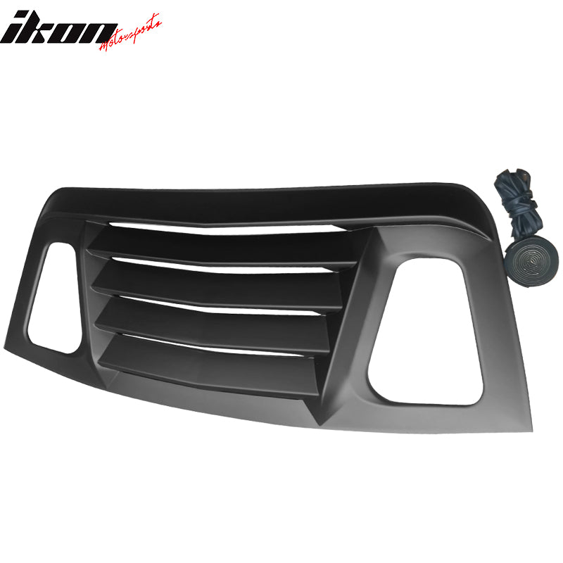 Fits 08-23 Dodge Challenger V2 Style Rear Window Louver Side Quarter Scoop Vent