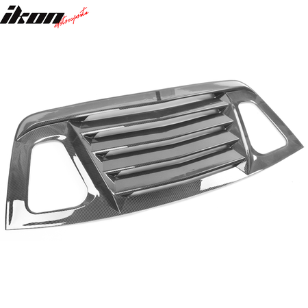 Fits 08-23 Dodge Challenger XE V2 Style Rear Side Window Louver Scoop - CFL
