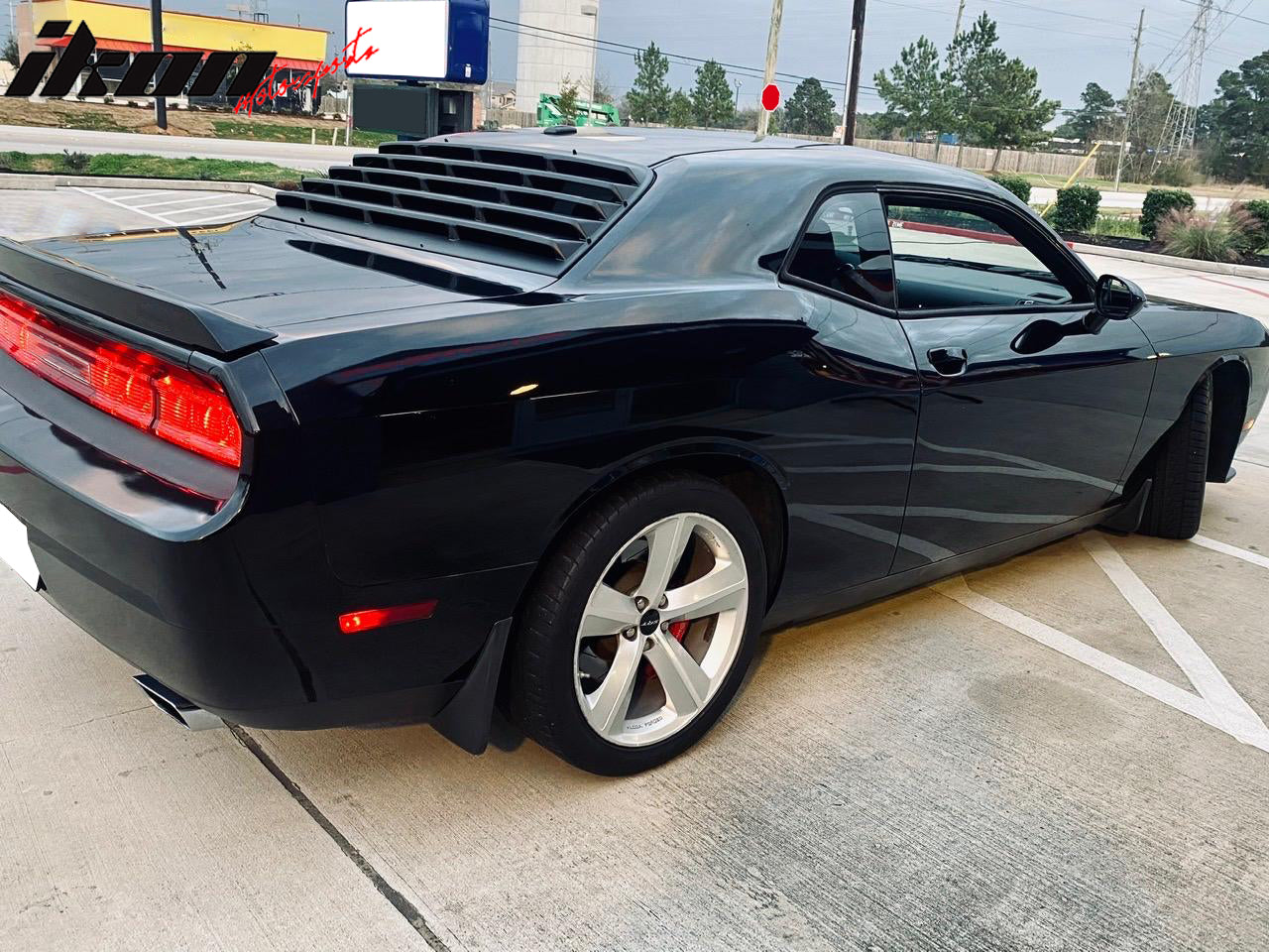 Challenger rear online window louvers