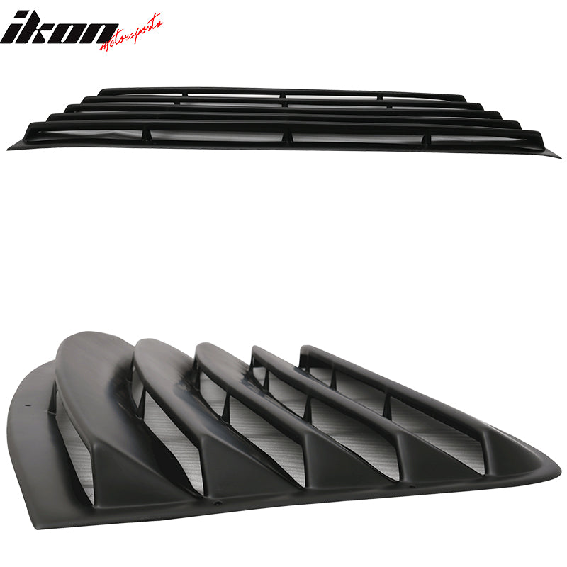 Fits 08-23 Dodge Challenger XE Style Rear Window Louver Side Quarter Scoop Vent