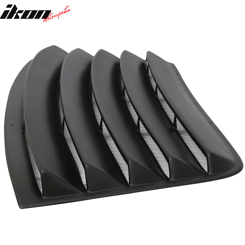 Fits 08-23 Dodge Challenger Rear Window Scoop Louver Sun Shade Cover Vent