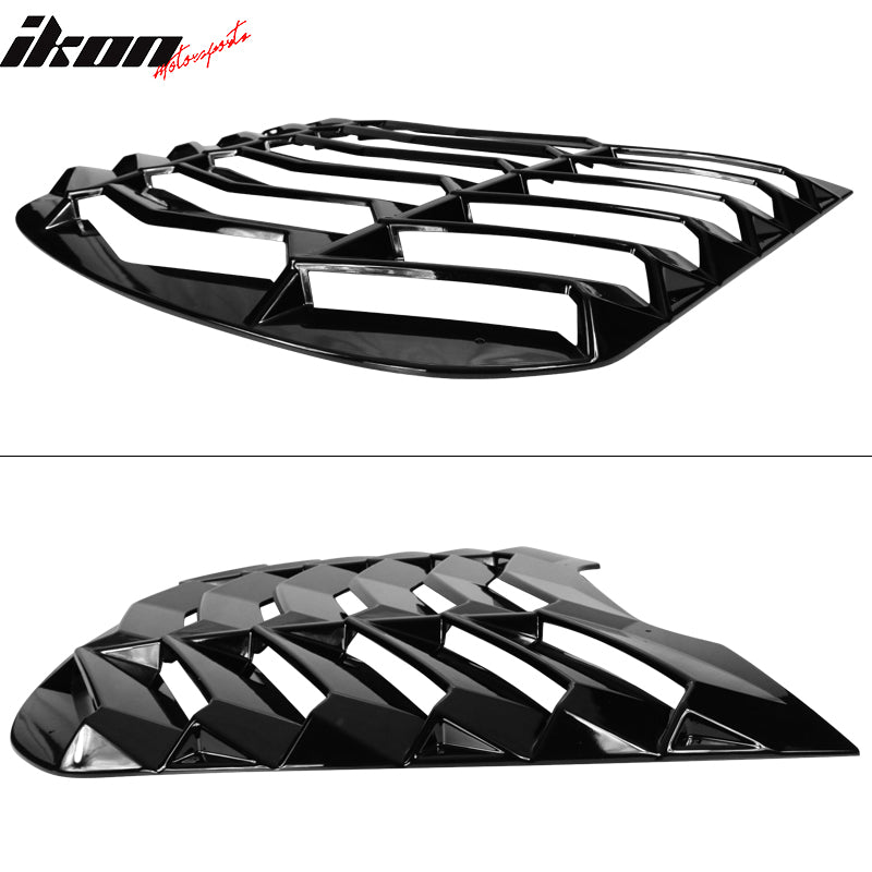 Fit 2015-2024 Ford Mustang Coupe Rear Window Louver