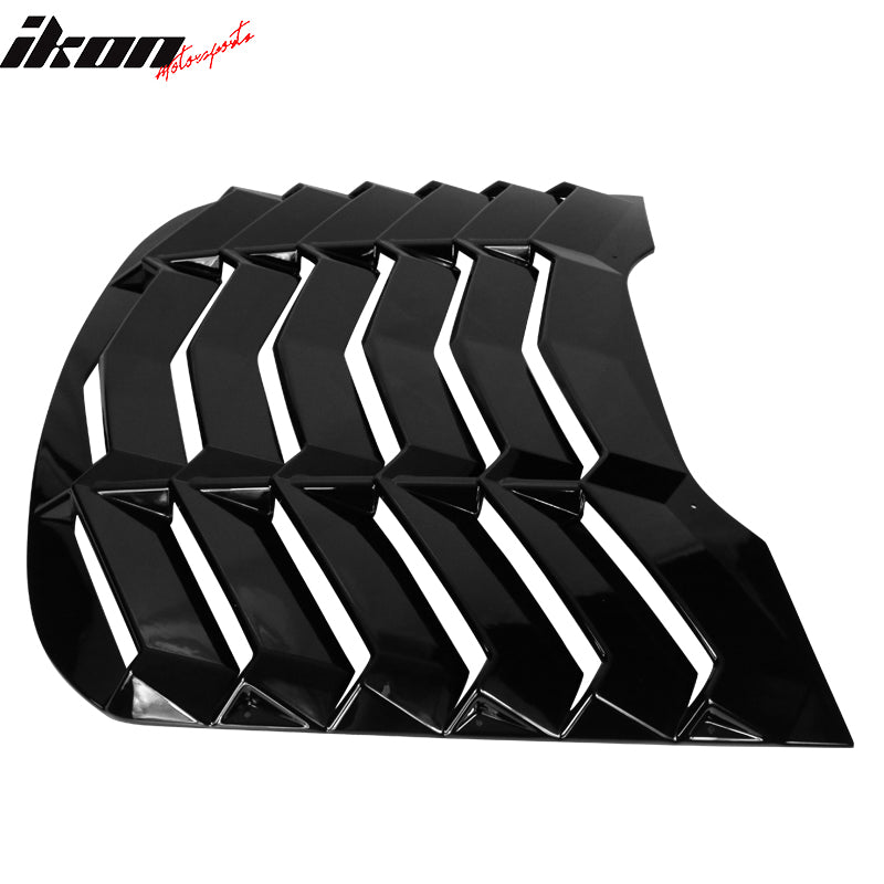 Fit 2015-2024 Ford Mustang Coupe Rear Window Louver