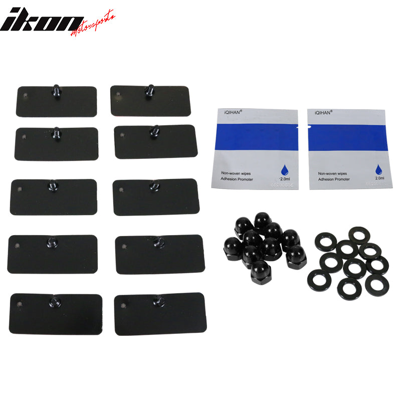 Fit 2015-2024 Ford Mustang Coupe Rear Window Louver