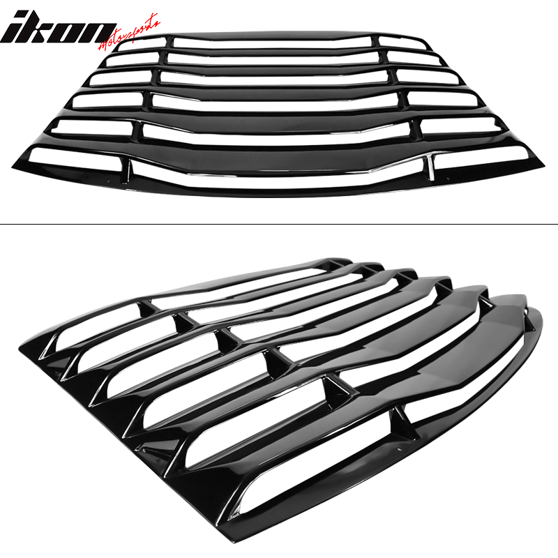 Fits 99-04 Ford Mustang IKON Style Rear Window Louver Shade Cover