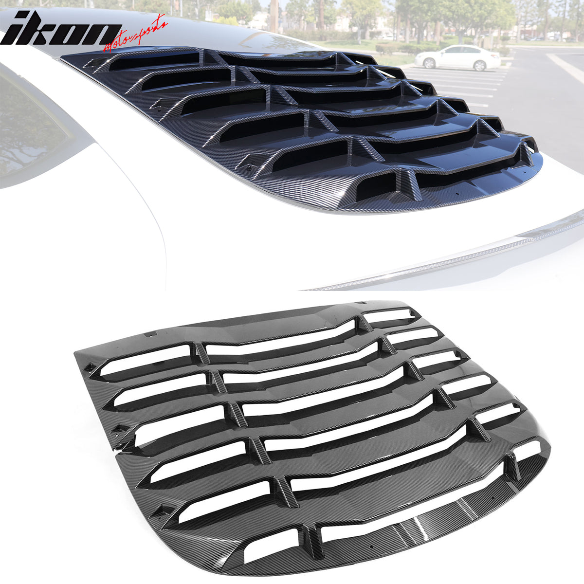 Fits 20-24 Tesla Model Y Rear Window Louver Sun Shade Cover