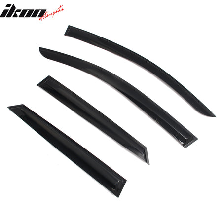 Fits 24-26 Chevrolet Blazer EV Mugen Style Window Visors Rain Guard Acrylic 4PCS