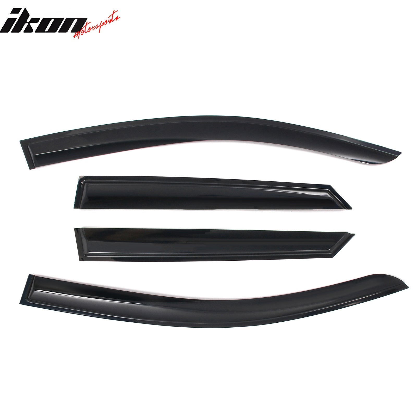 Fits 24-26 Chevrolet Blazer EV Mugen Style Window Visors Rain Guard Acrylic 4PCS