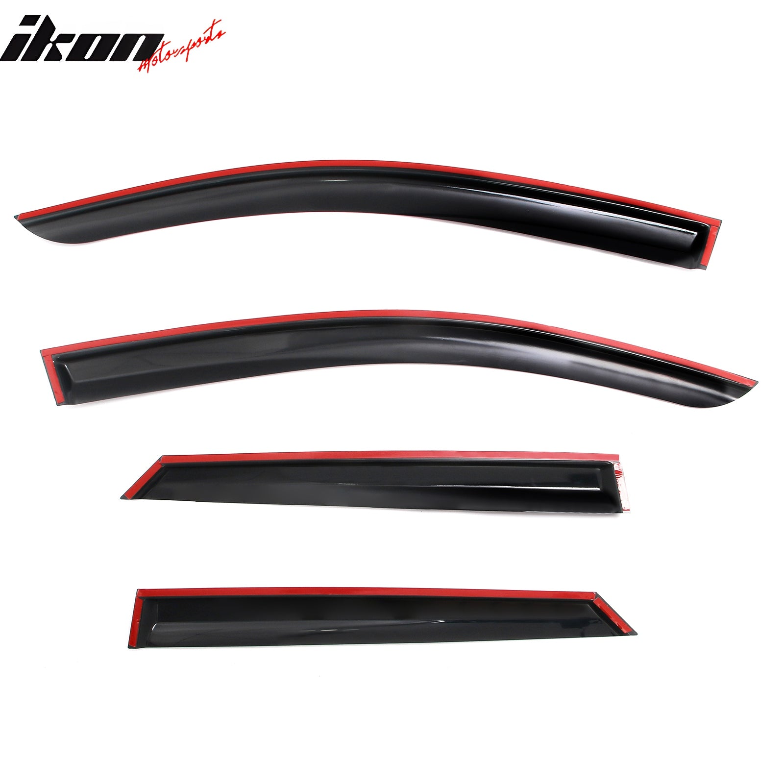 Fits 24-26 Chevrolet Blazer EV Mugen Style Window Visors Rain Guard Acrylic 4PCS