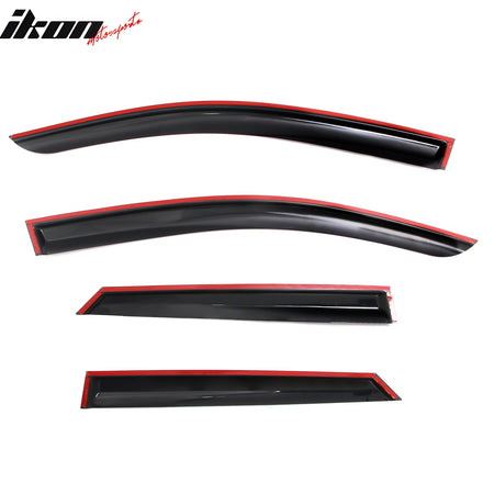 Fits 24-26 Chevrolet Blazer EV Mugen Style Window Visors Rain Guard Acrylic 4PCS