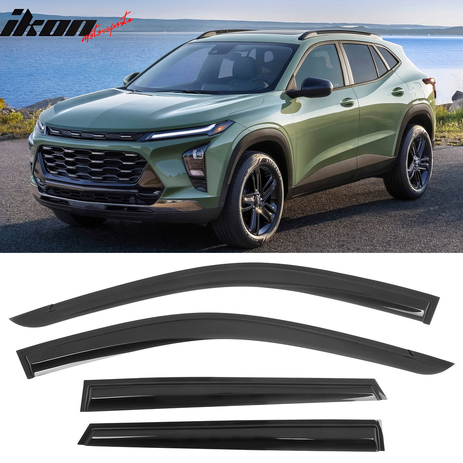 2024-2026 Chevy Trax 4PCS Mugen Style Window Visor Deflector Acrylic