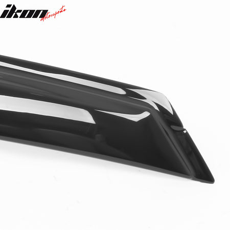 Fits 13-18 Ford Fusion Mugen Style Acrylic Window Visors Sun Rain Guard Vent 4PC