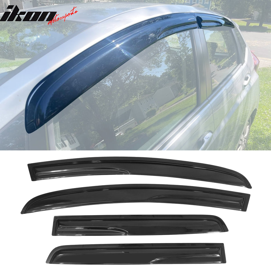 2015-2019 Honda GK Mugen Style Smoke Tinted Window Visor Acrylic