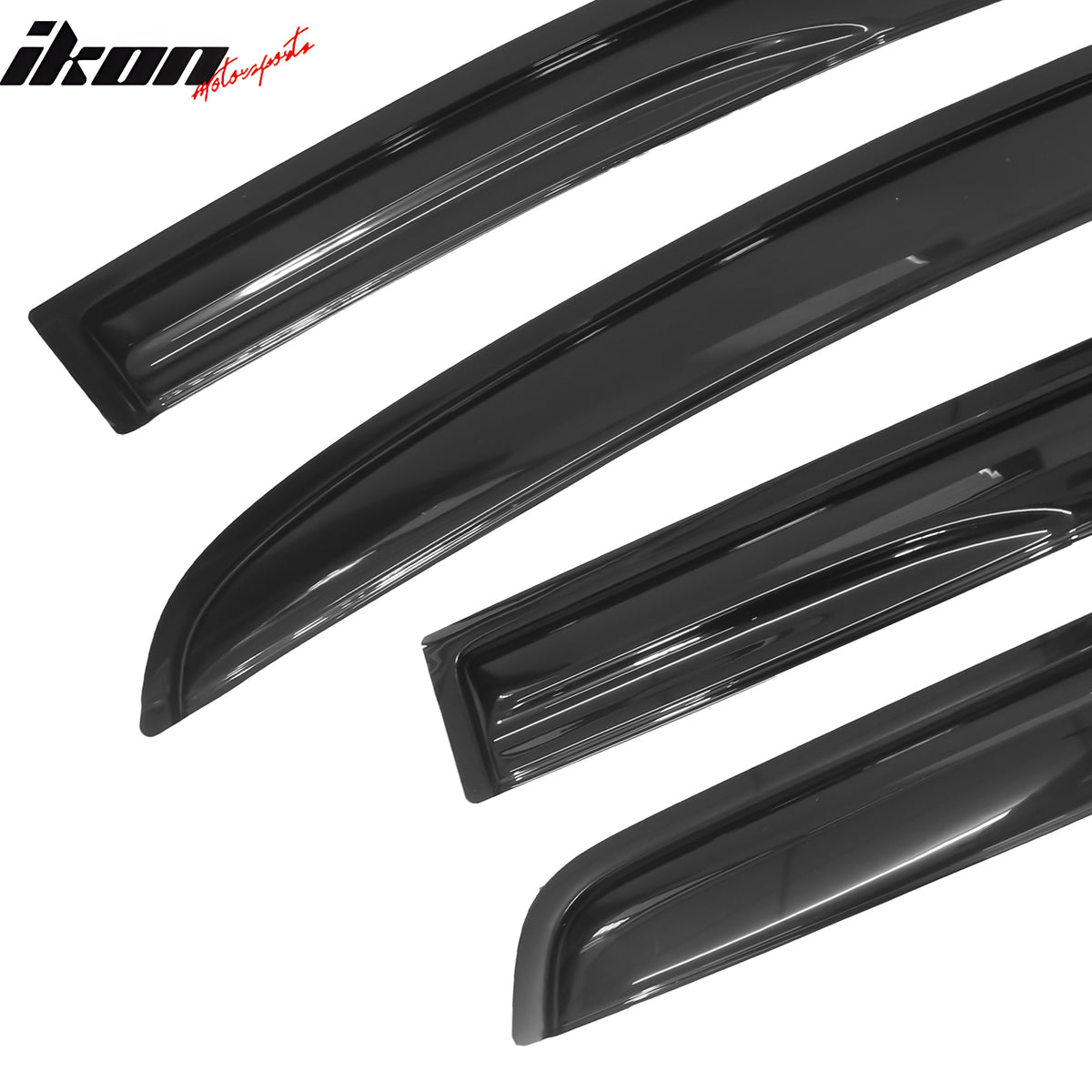 Fits 15-19 Honda Fit GK Mugen Style Acrylic Window Visor Sun Shade 4PCS Set