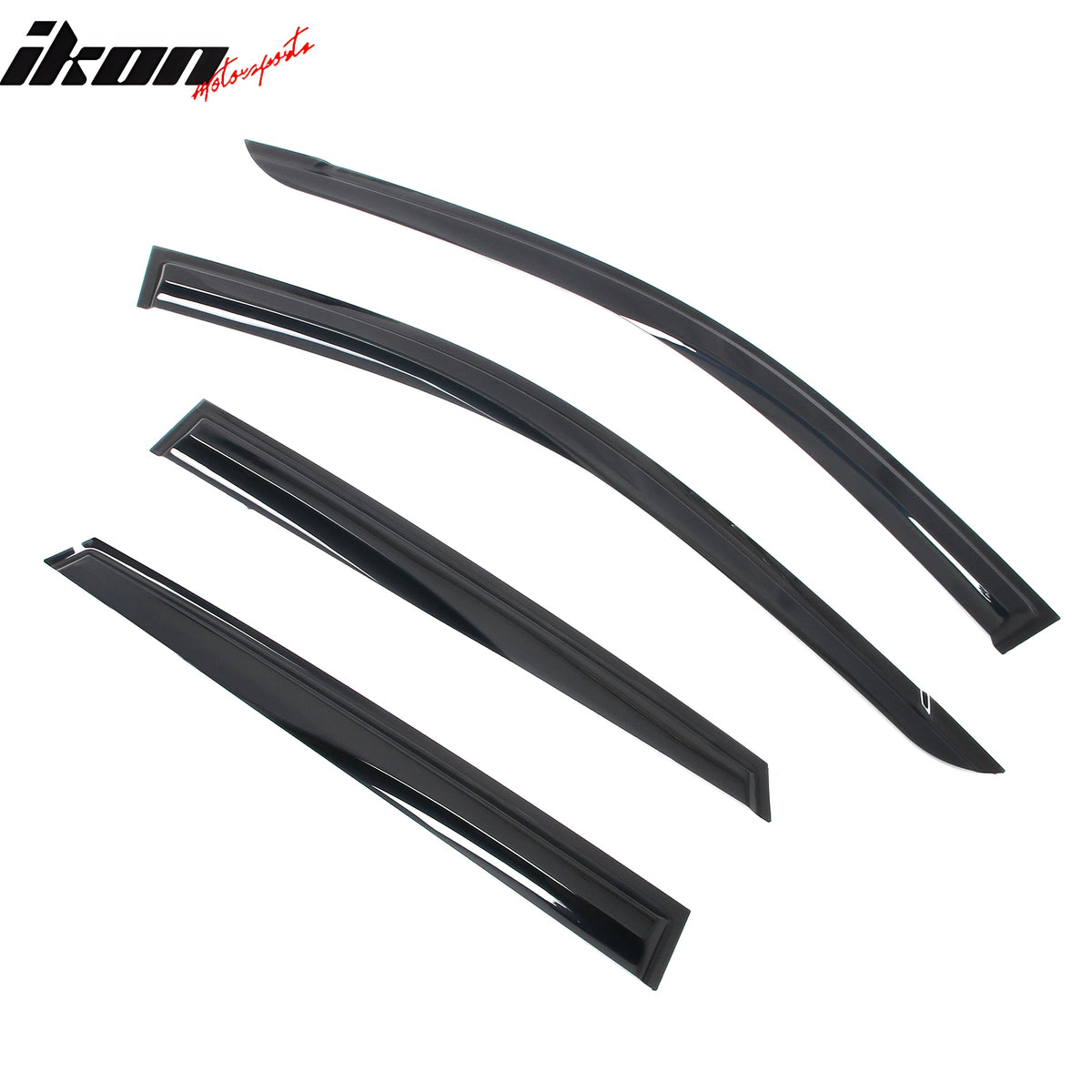 Fits 24-25 Hyundai Kona& Kona EV Mugen Style Acrylic Window Visors Rain Guards