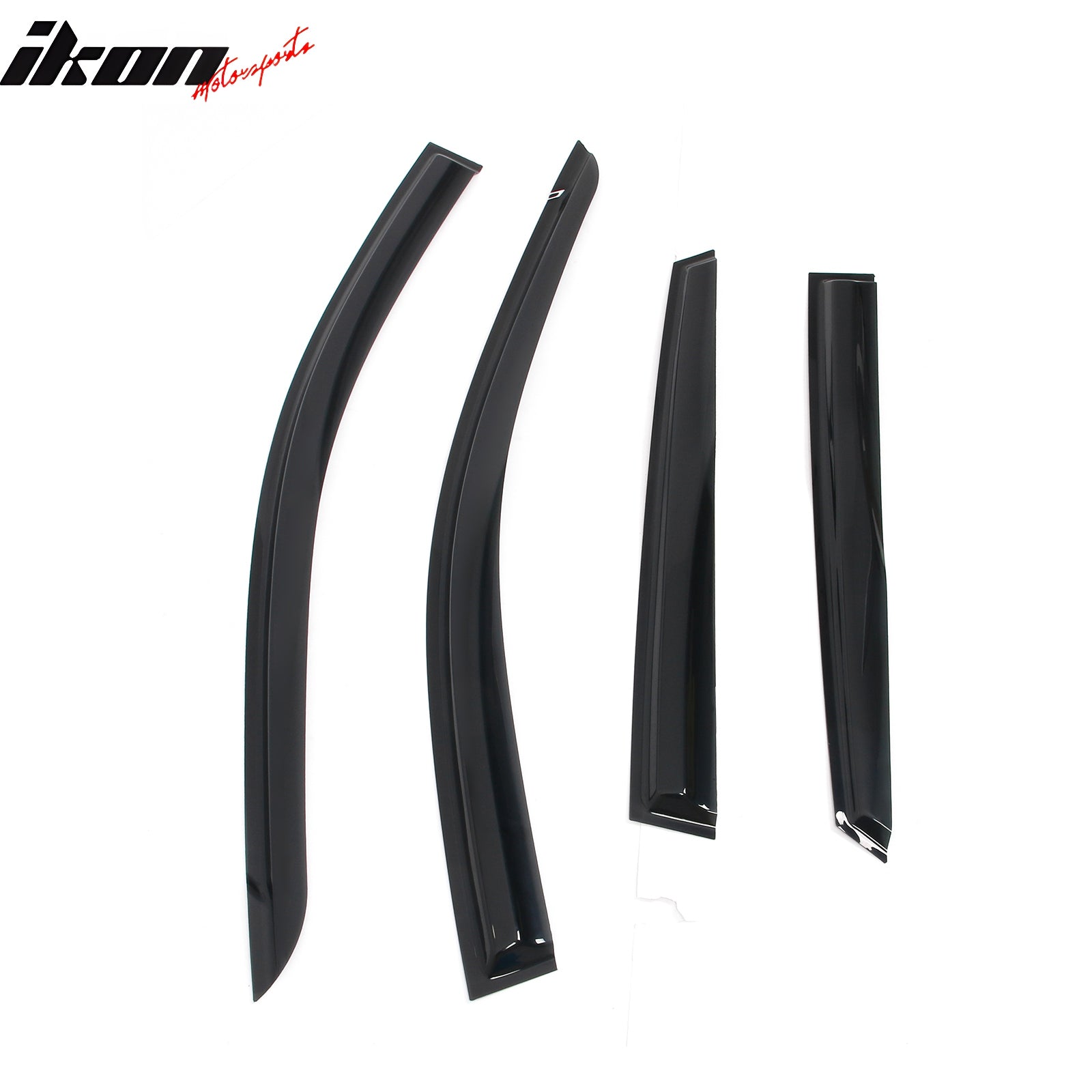 Fits 24-25 Hyundai Kona& Kona EV Mugen Style Acrylic Window Visors Rain Guards