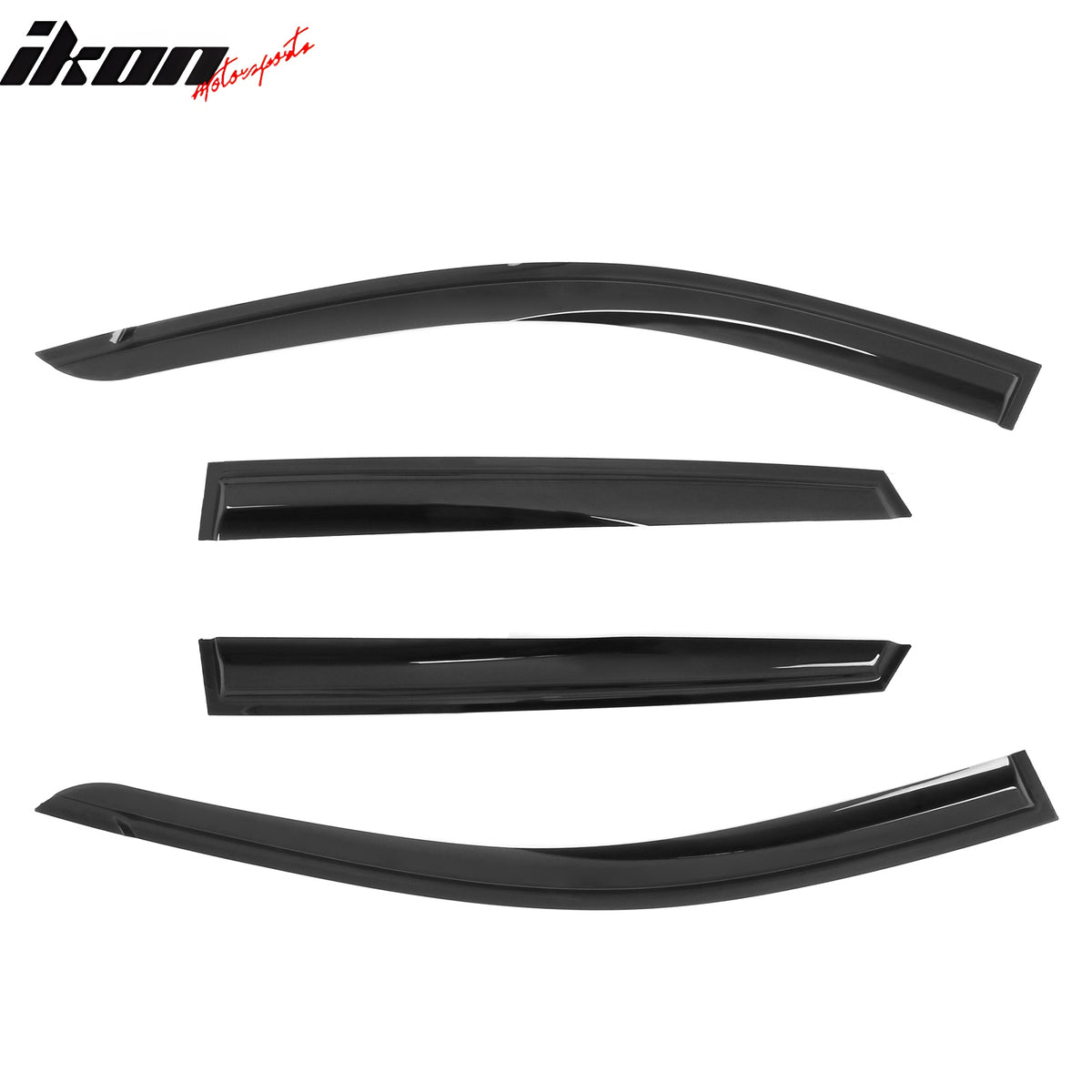 Fits 24-25 Hyundai Kona& Kona EV Mugen Style Acrylic Window Visors Rain Guards