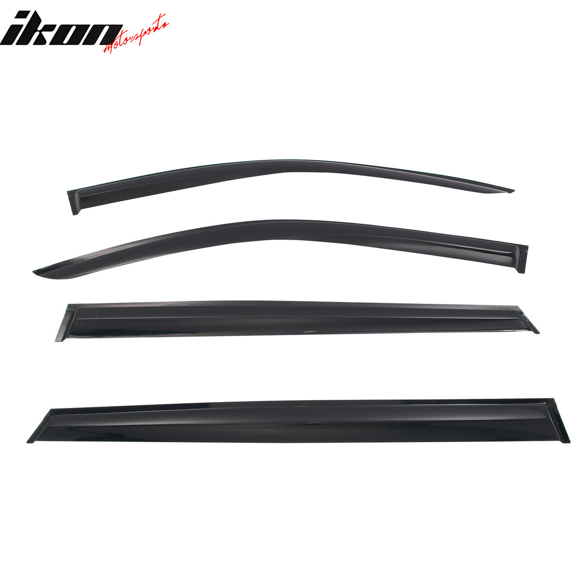 Fits 21-25 Kia Sorento Mugen Style Window Visors Deflector Smoke Acrylic 4PCS