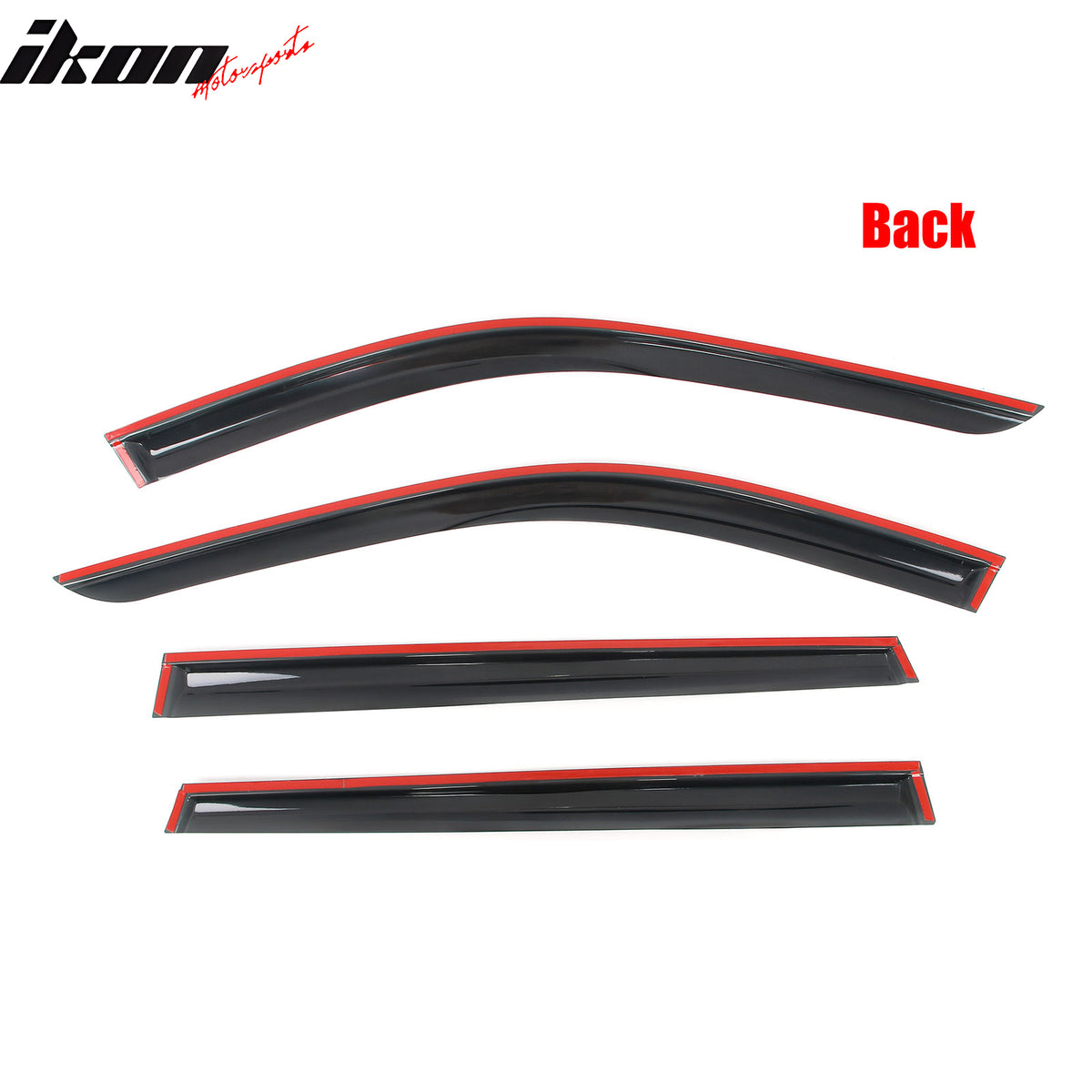 Fits 24-25 Lexus TX& Toyota Grand Highlander Mugen Style Window Visors - Acrylic