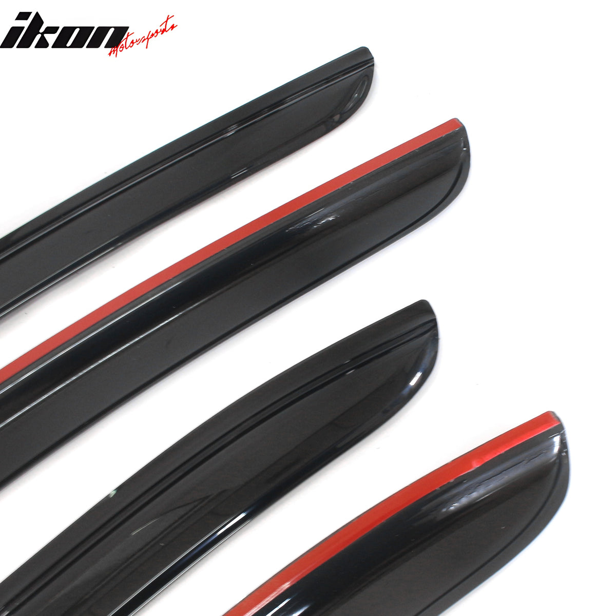 Fits 14-19 Mazda 3 Sedan Hatchback Mugen Style Window Visors Acrylic 4Pc Set