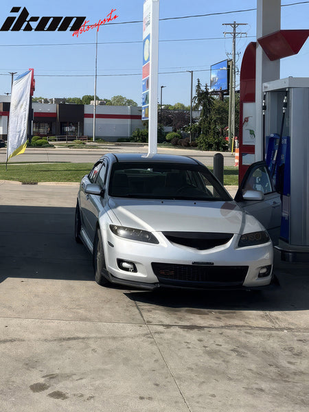 Fits 03-08 Mazda 6 Sedan Mugen Style Acrylic Window Visors Sun Deflector 4Pc Set