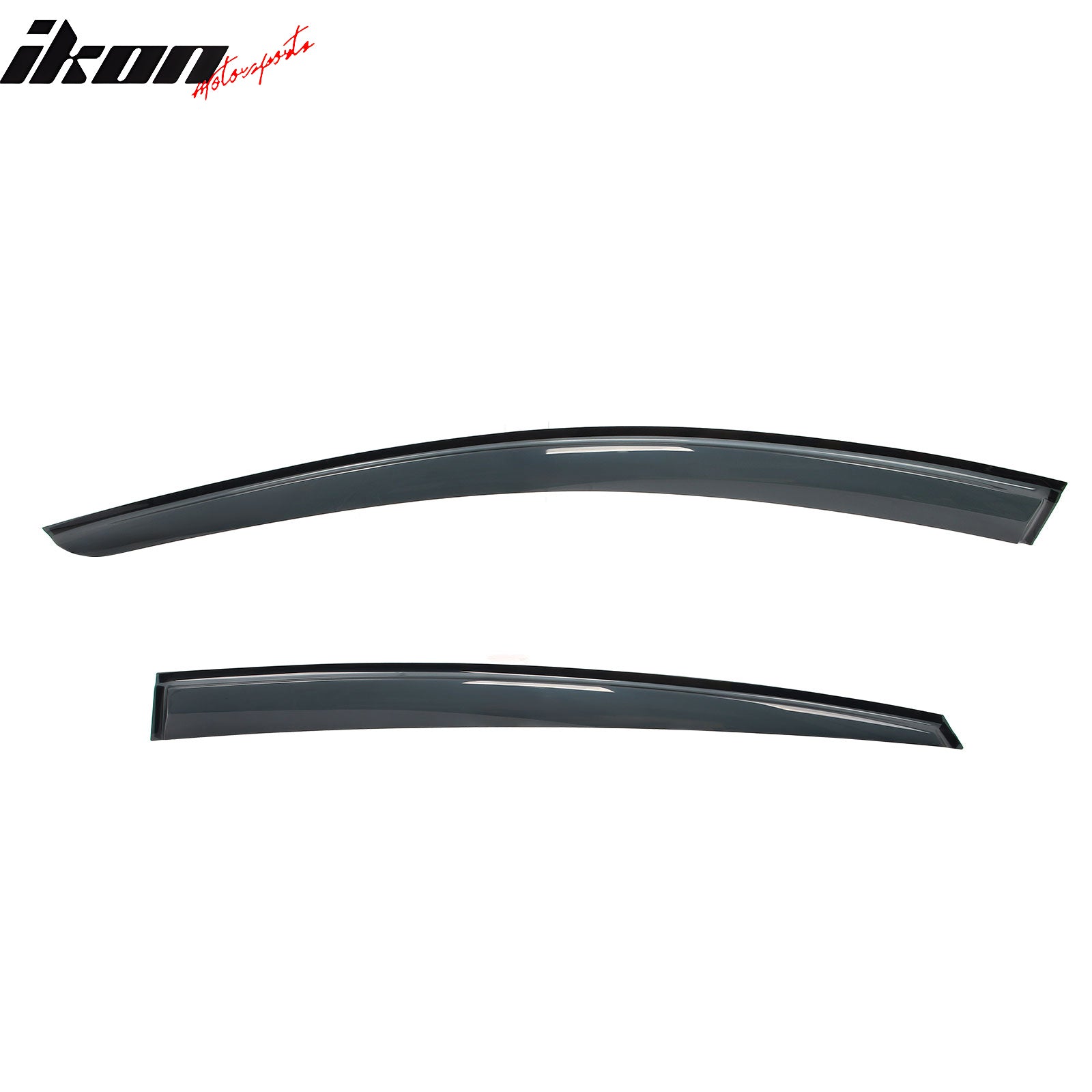Fits 23-25 Nissan ARIYA Mugen Style Window Visors Deflector Smoke Acrylic 4PCS