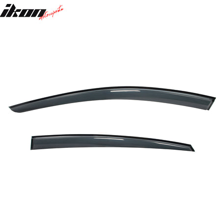 Fits 23-25 Nissan ARIYA Mugen Style Window Visors Deflector Smoke Acrylic 4PCS